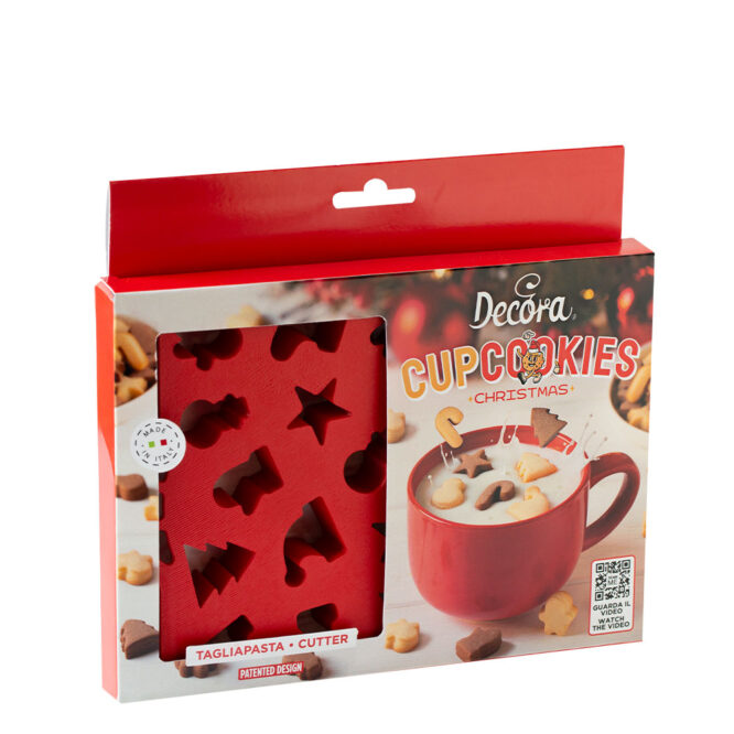 Mini-Milchbecher-Ausstecher – Teigausstecherplatte für Weihnachtskekse