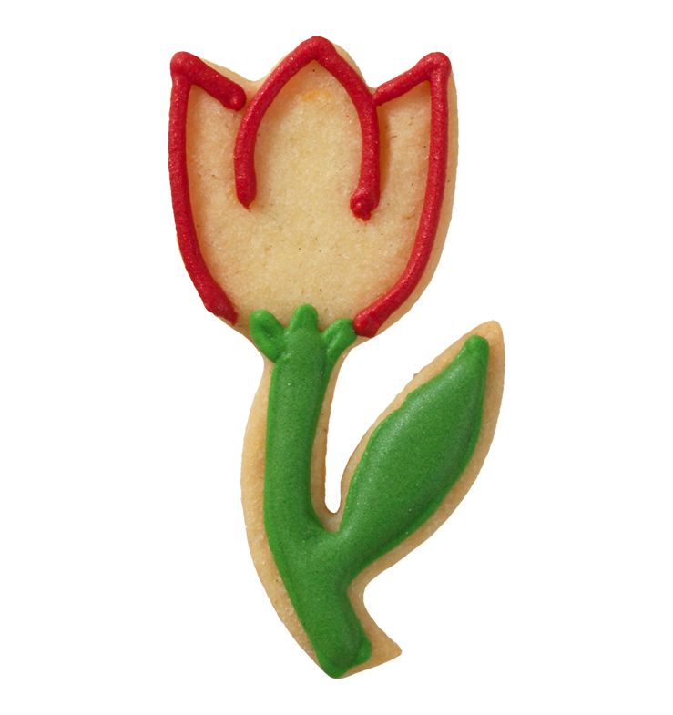 Ausstecher Tulpe mit Prägung