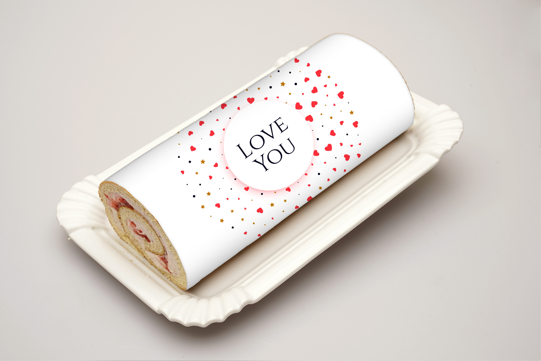 Rouladendekor Love