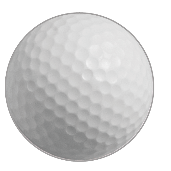 Muffinaufleger Golfbälle