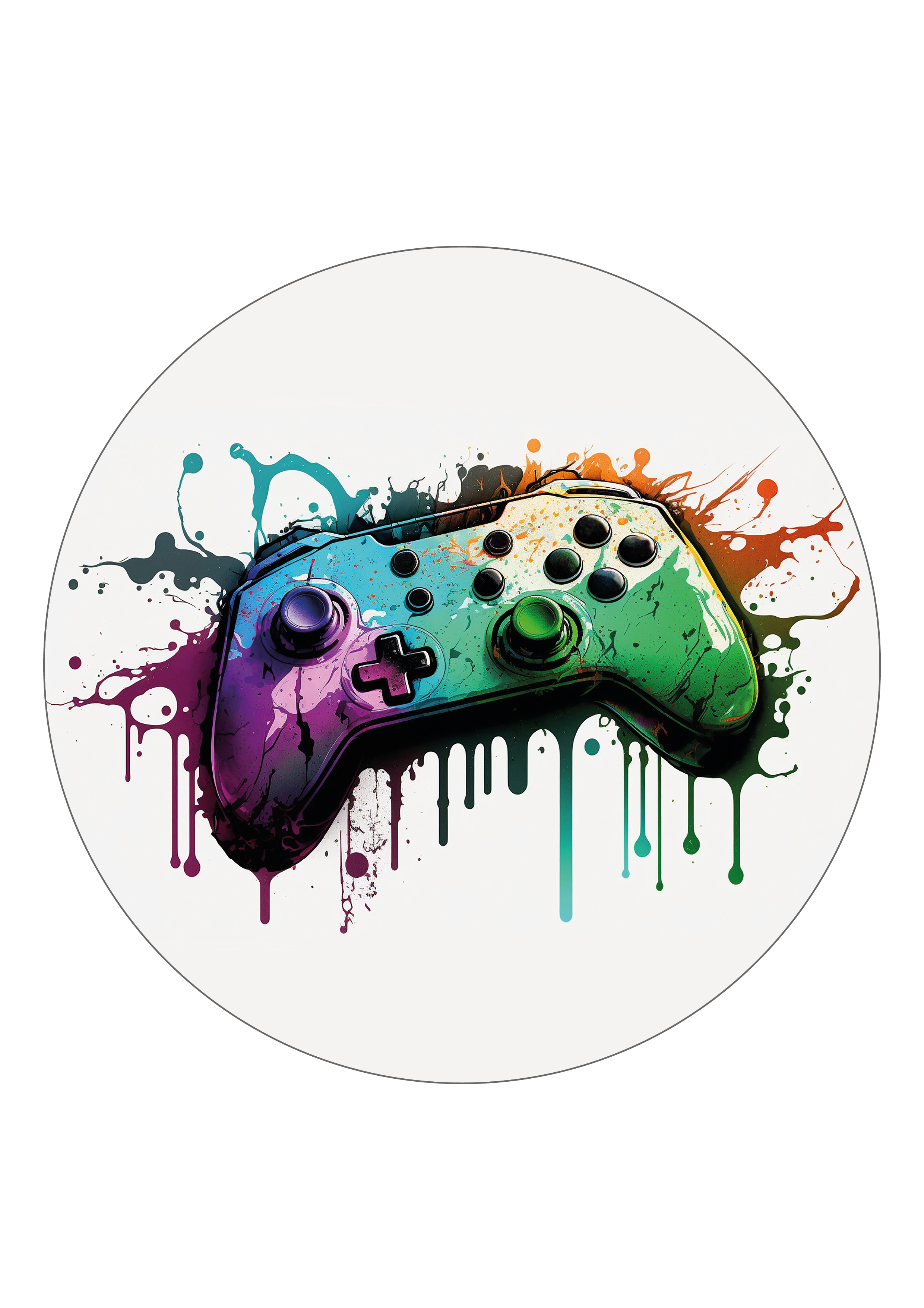 Tortenaufleger Gamer