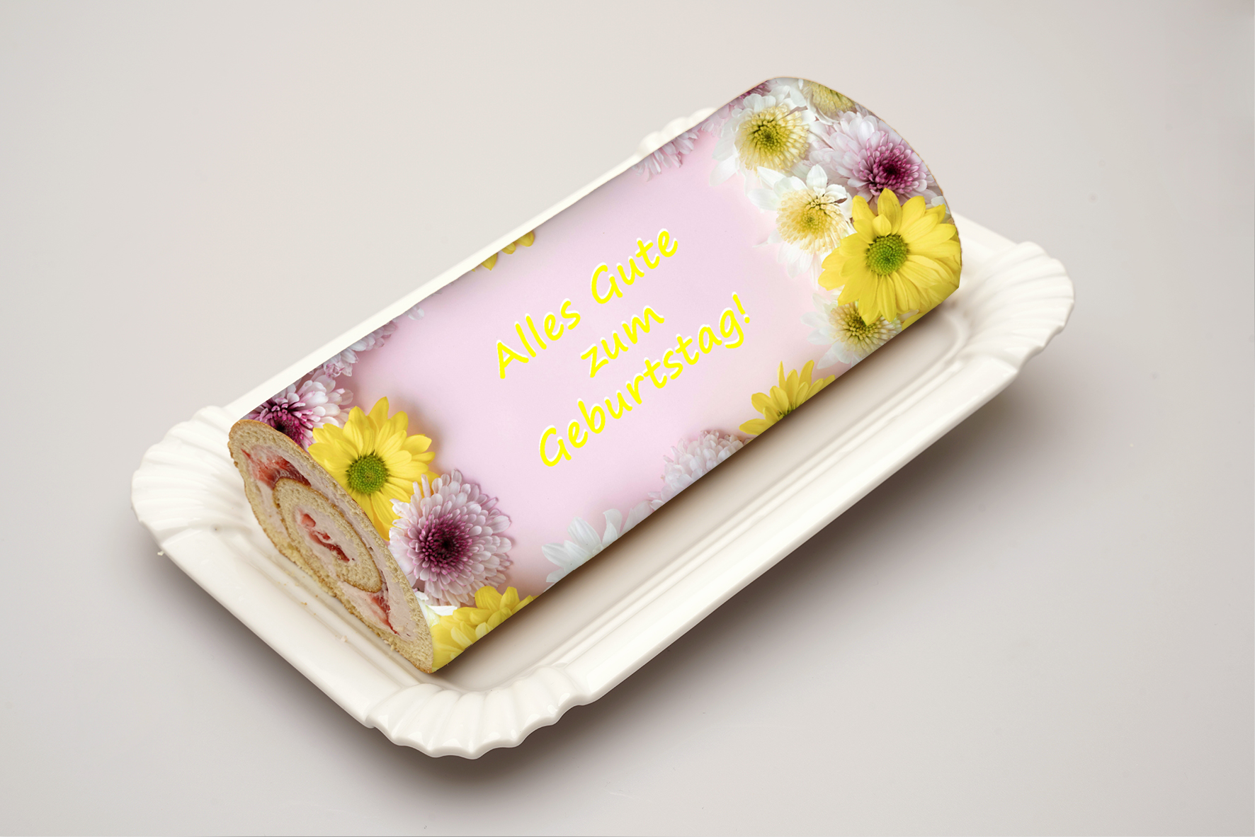 Rouladendekor Blumen