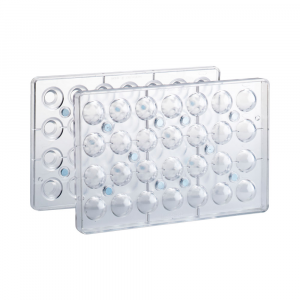 Kugelform 3D von Martellato – Pralinenform Kugel für 28 Schokoladenpralinen