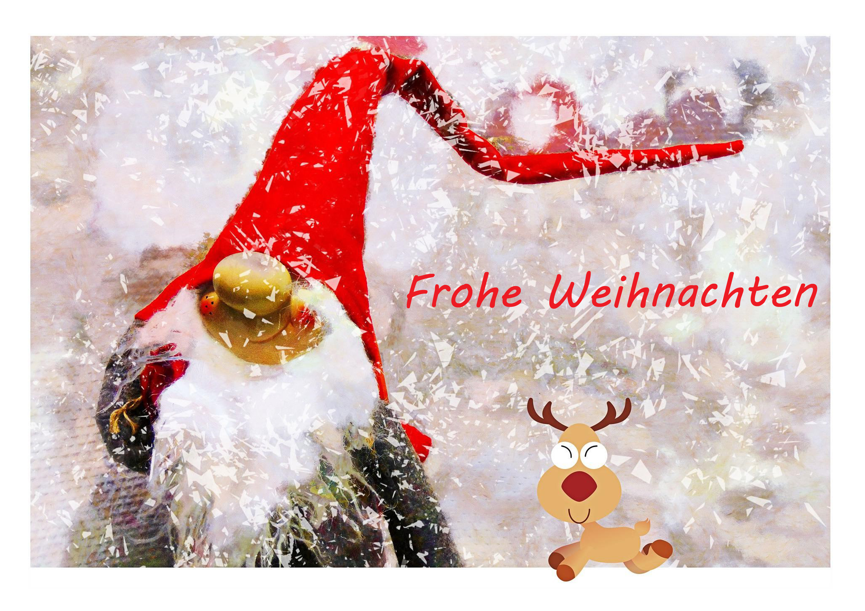Tortenaufleger Frohe Weihnachten