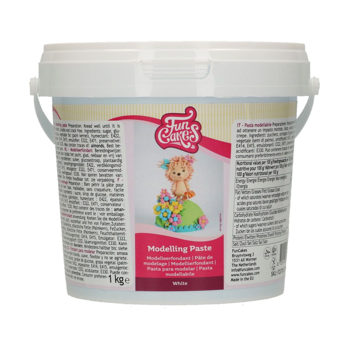 Modellierpaste weiß 1 kg