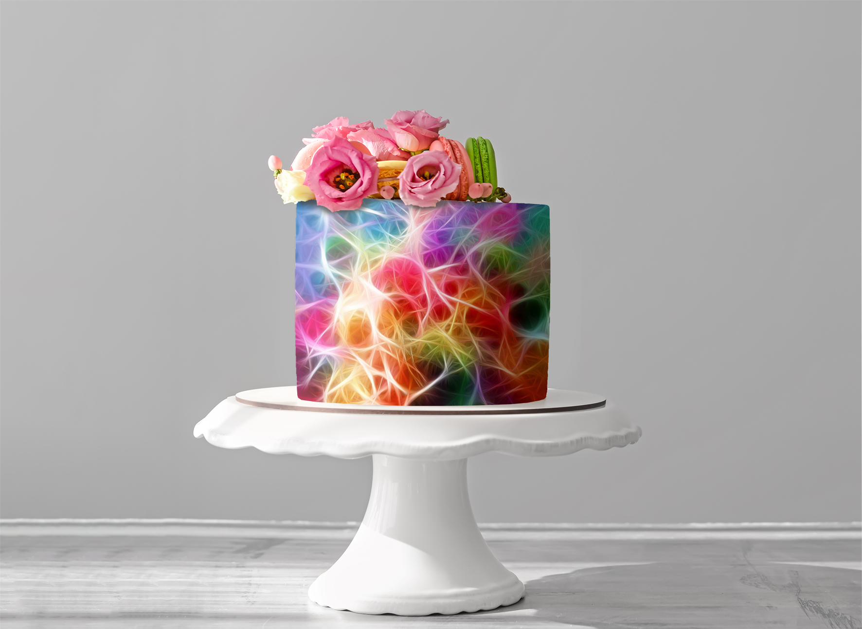Deko Fondant bunt