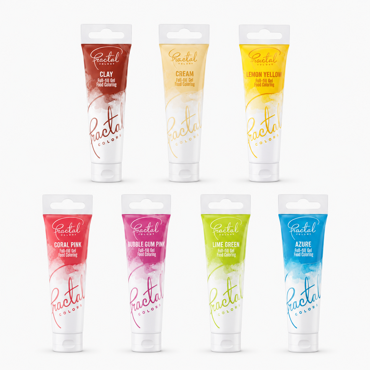 Gelfarben Set 7 tlg.