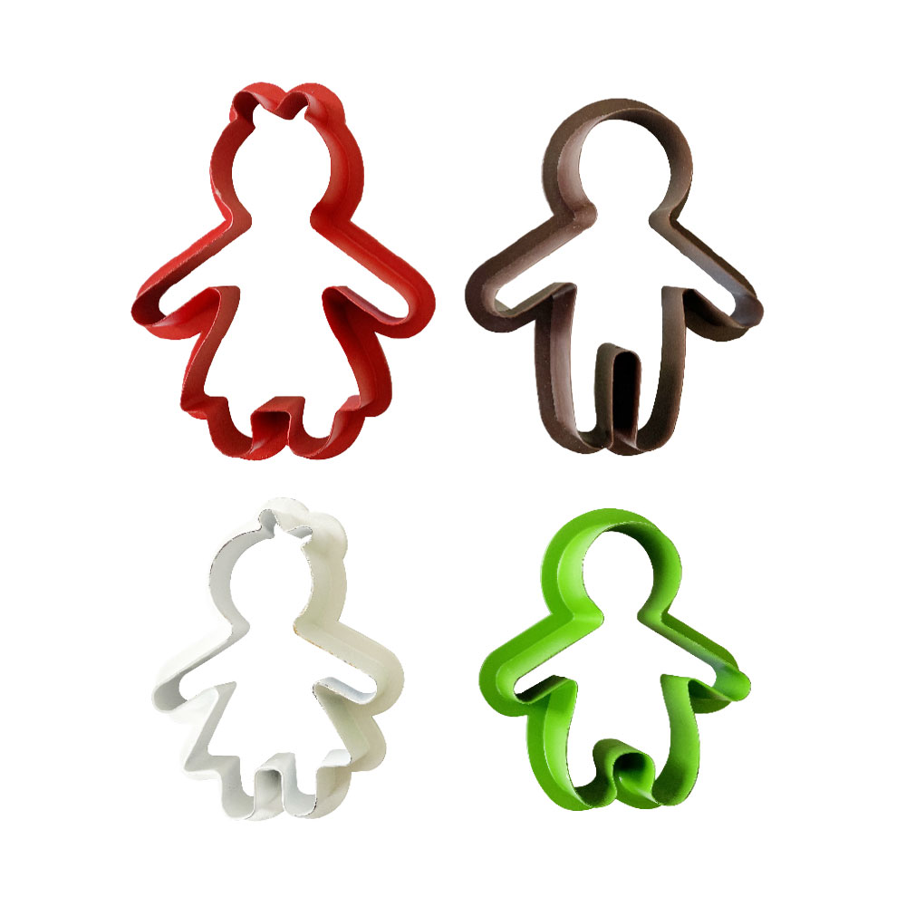 Ausstecher Set Lebkuchen Familie | 4 Teile