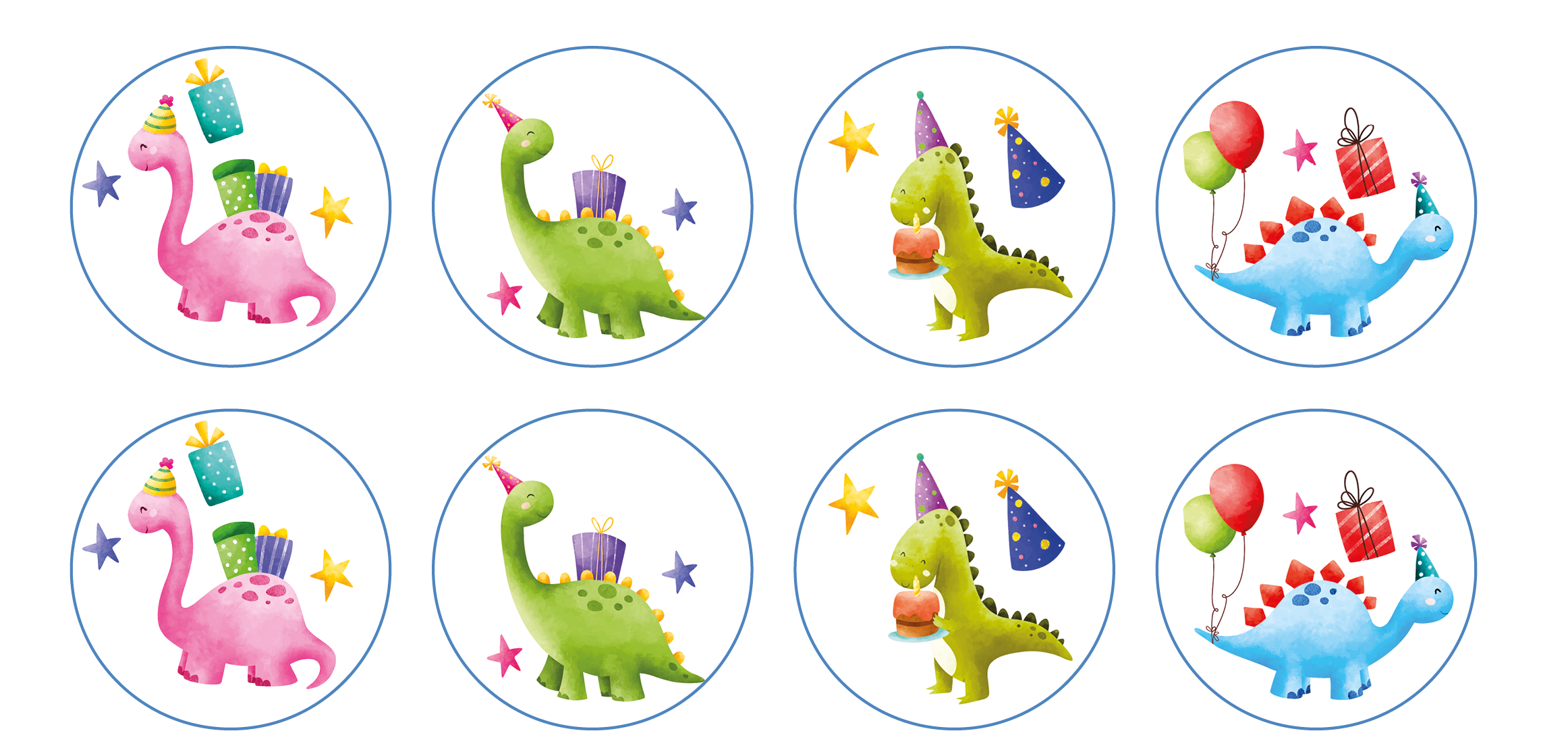 Muffinaufleger Dinosaurier