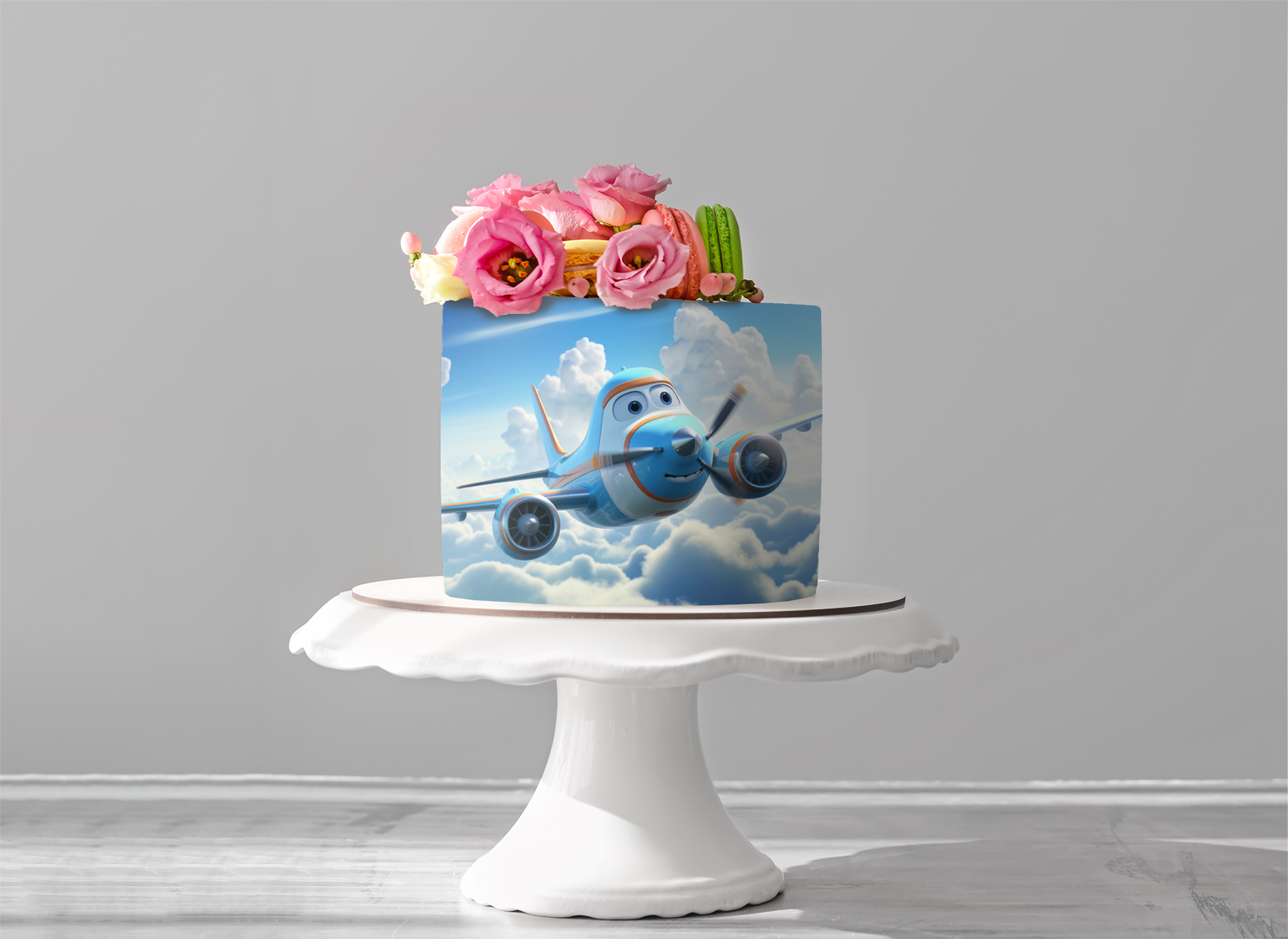Deko Fondant Flugzeug