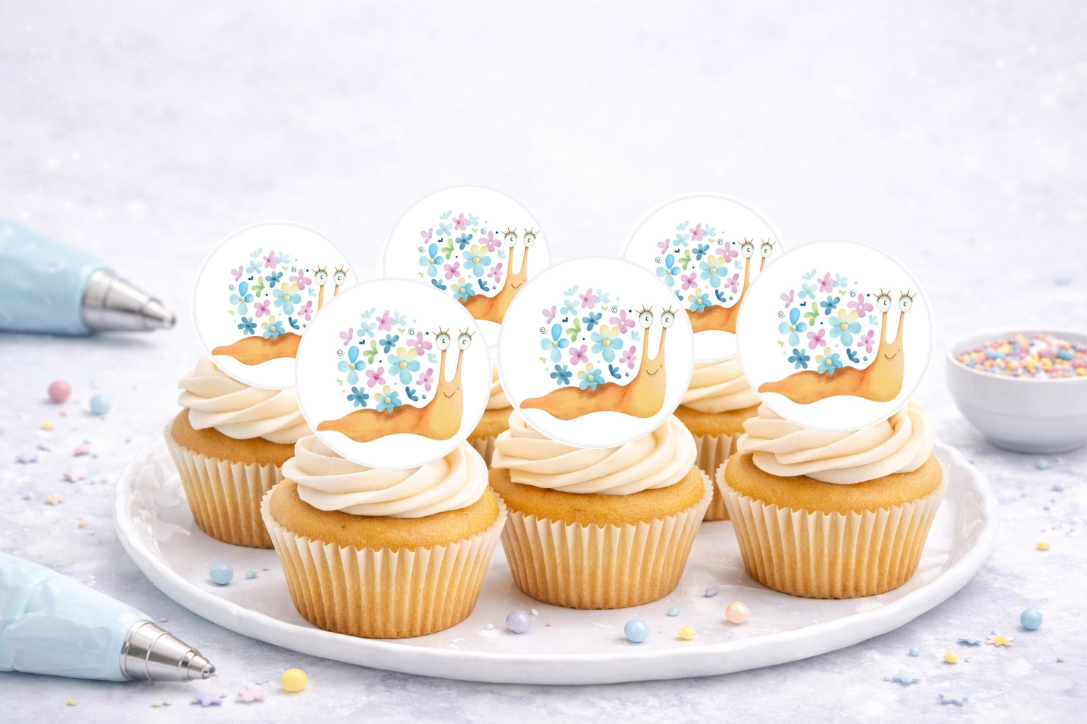 Muffinaufleger Schnecke