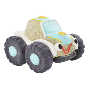 Geleeauto-Set 4-teilig – essbare Zuckerfiguren, ca. 4 cm