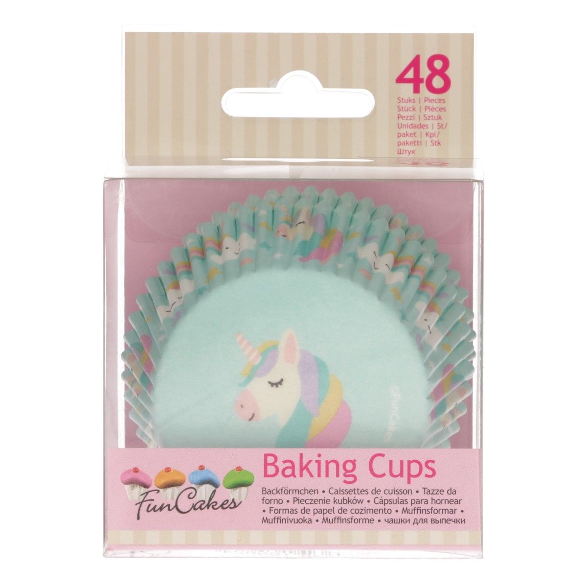 Cupcake Förmchen Einhorn