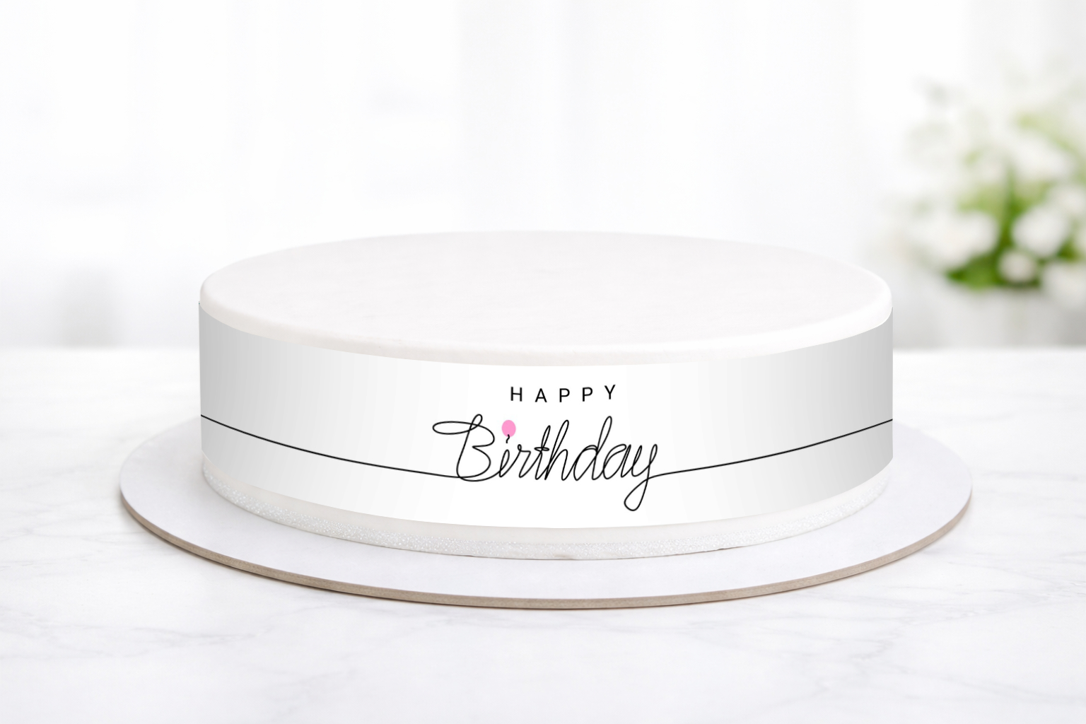 Tortenband  Happy Birthday
