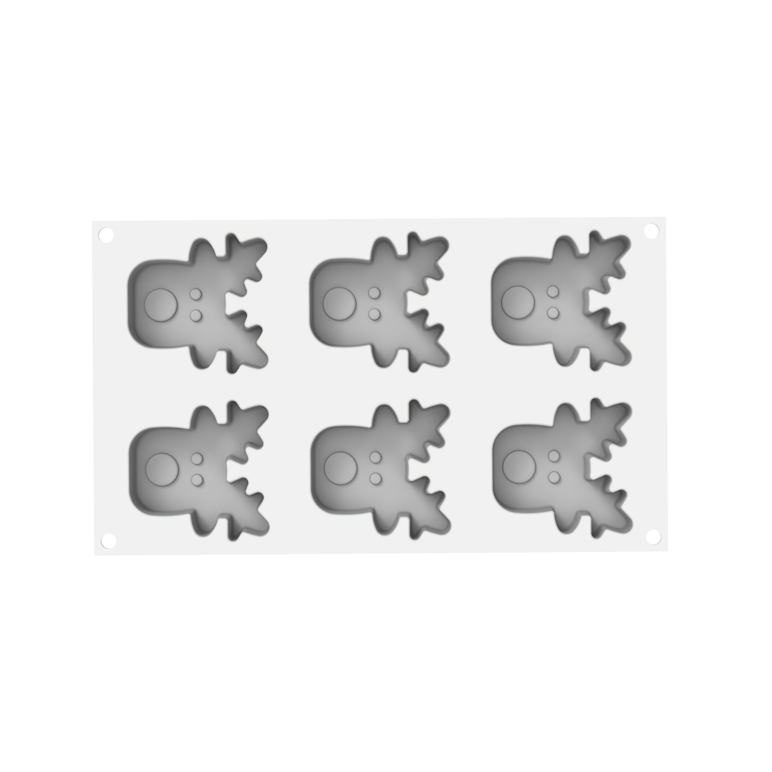 Silikomart Rudolph 100 – Silikonform für Rentier-Desserts & weihnachtliche Monoporationen