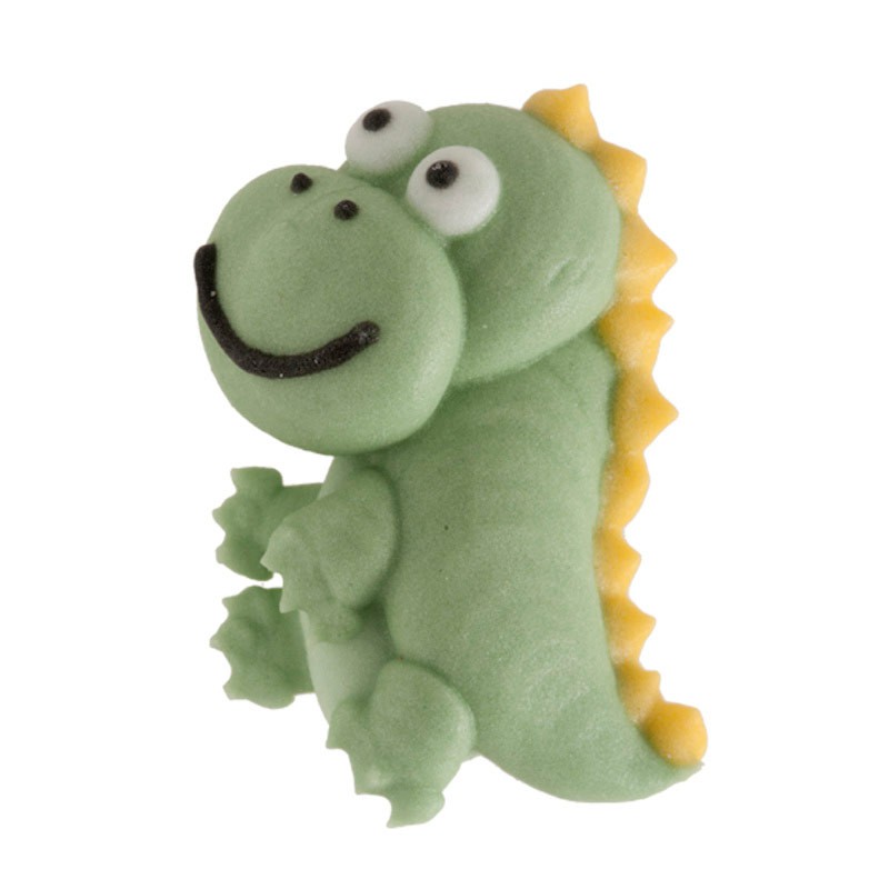 Zuckerdeko Dinos – Essbare Dinosaurier Tortendeko aus Zucker für Kuchen & Cupcakes