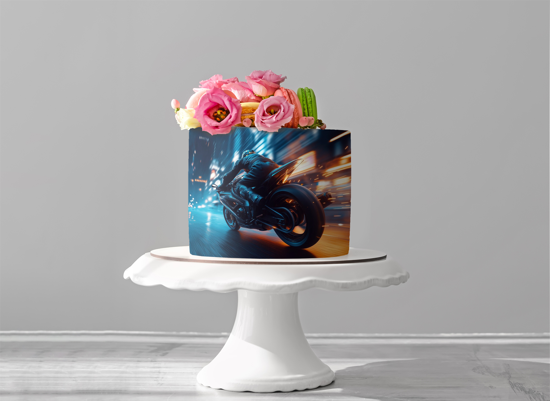 Deko Fondant  Motorrad