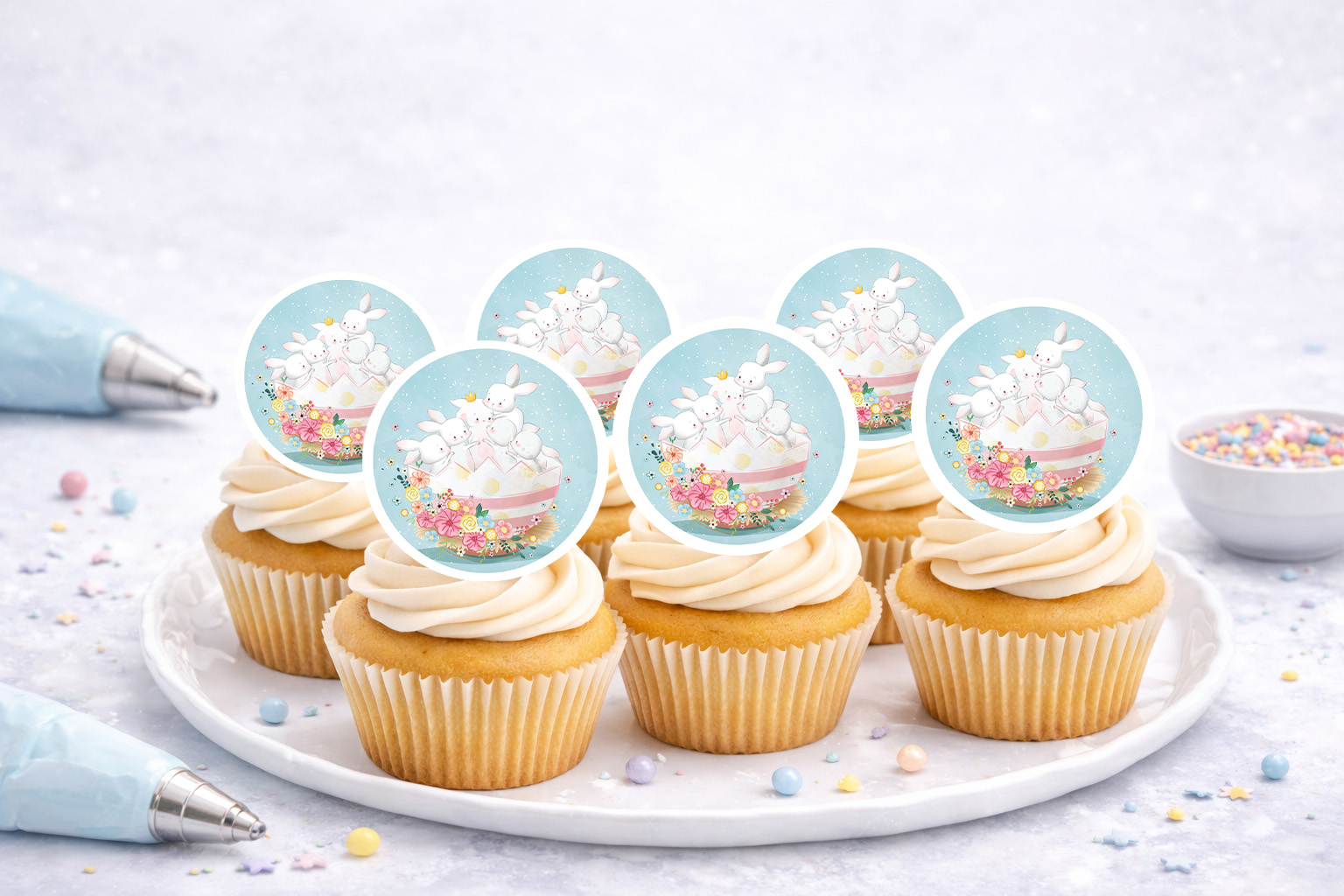 Muffinaufleger Hasen