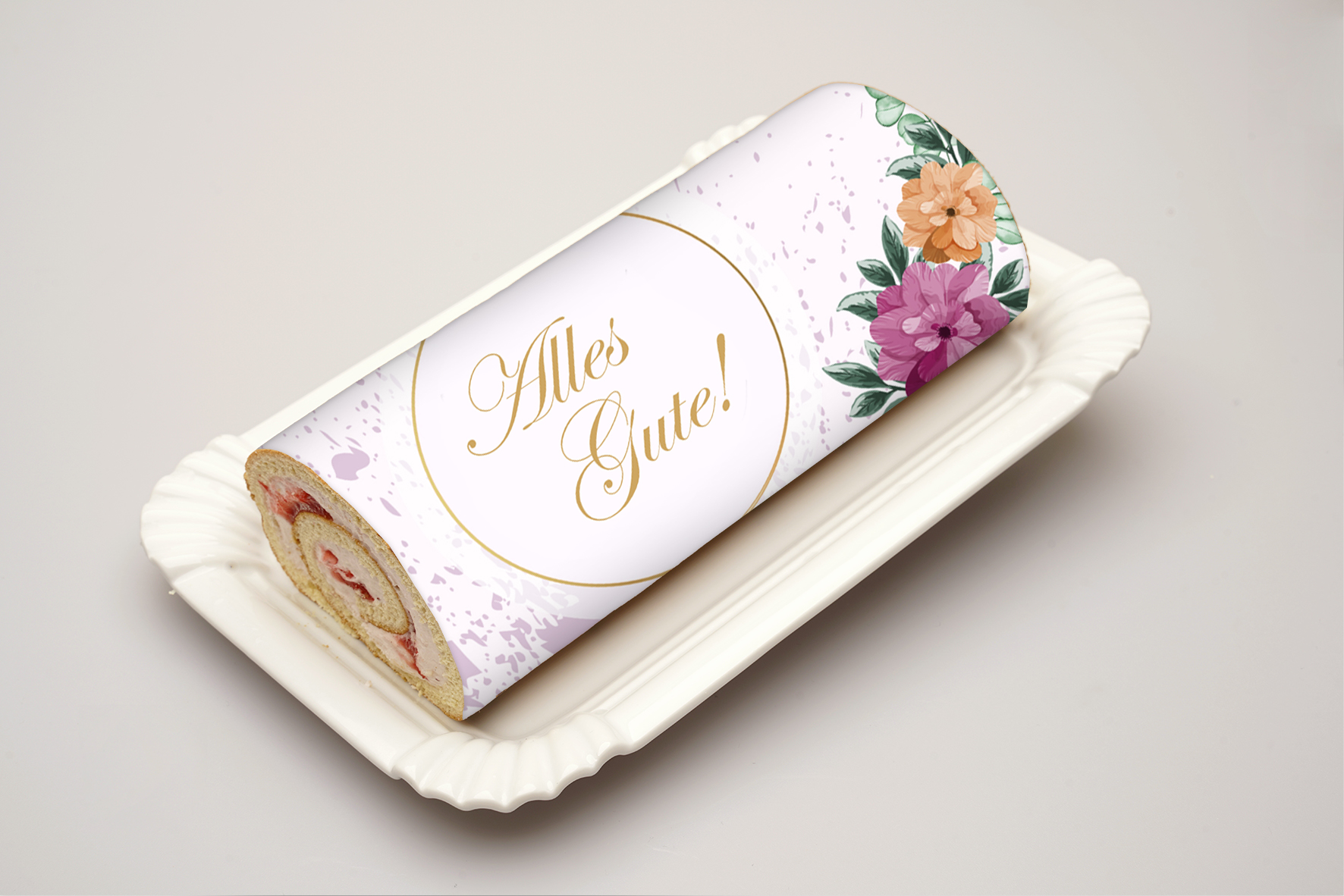 Rouladendekor Happy Birthday