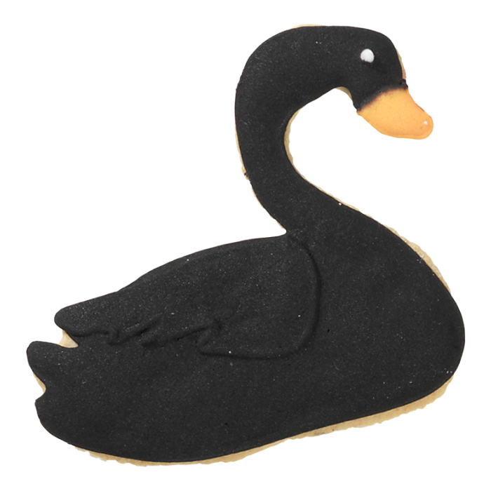 Ausstechform Schwan 7 cm aus Edelstahl