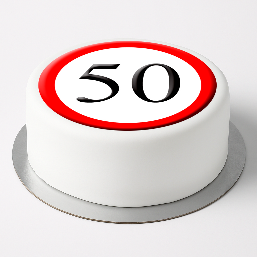 Tortenaufleger 50