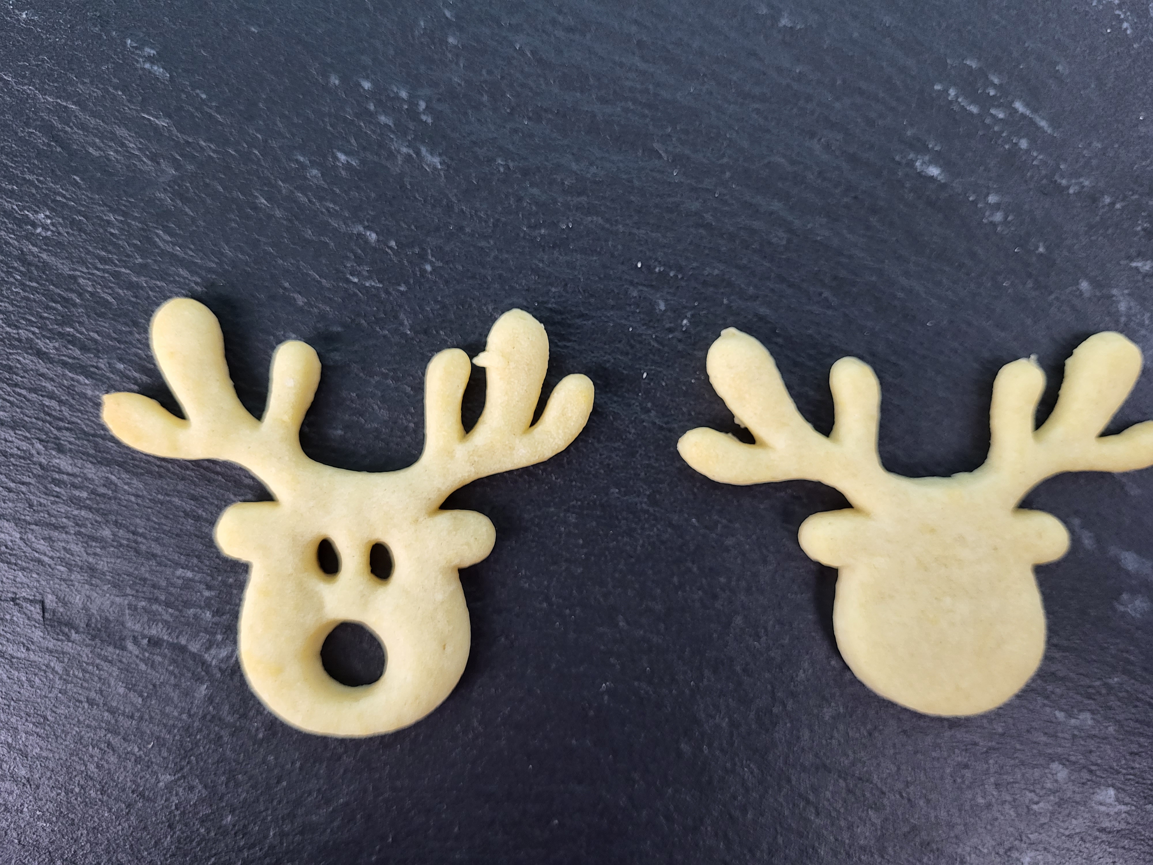 Linzer Ausstecher Rentier Rudolph, 2-teilig – ca. 6 cm A49