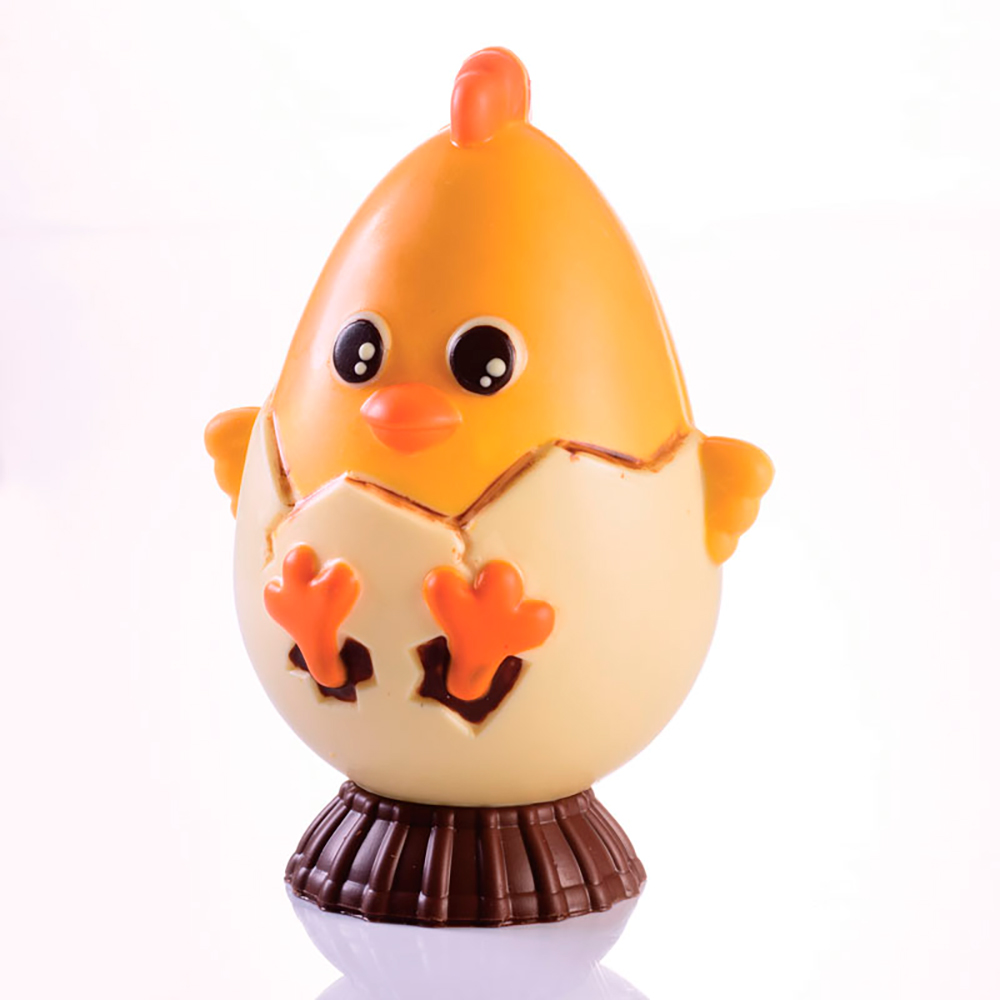 Schokoladengussform „Chick Egg“ von Martellato MAC602S – 3D Oster-Ei & Küken