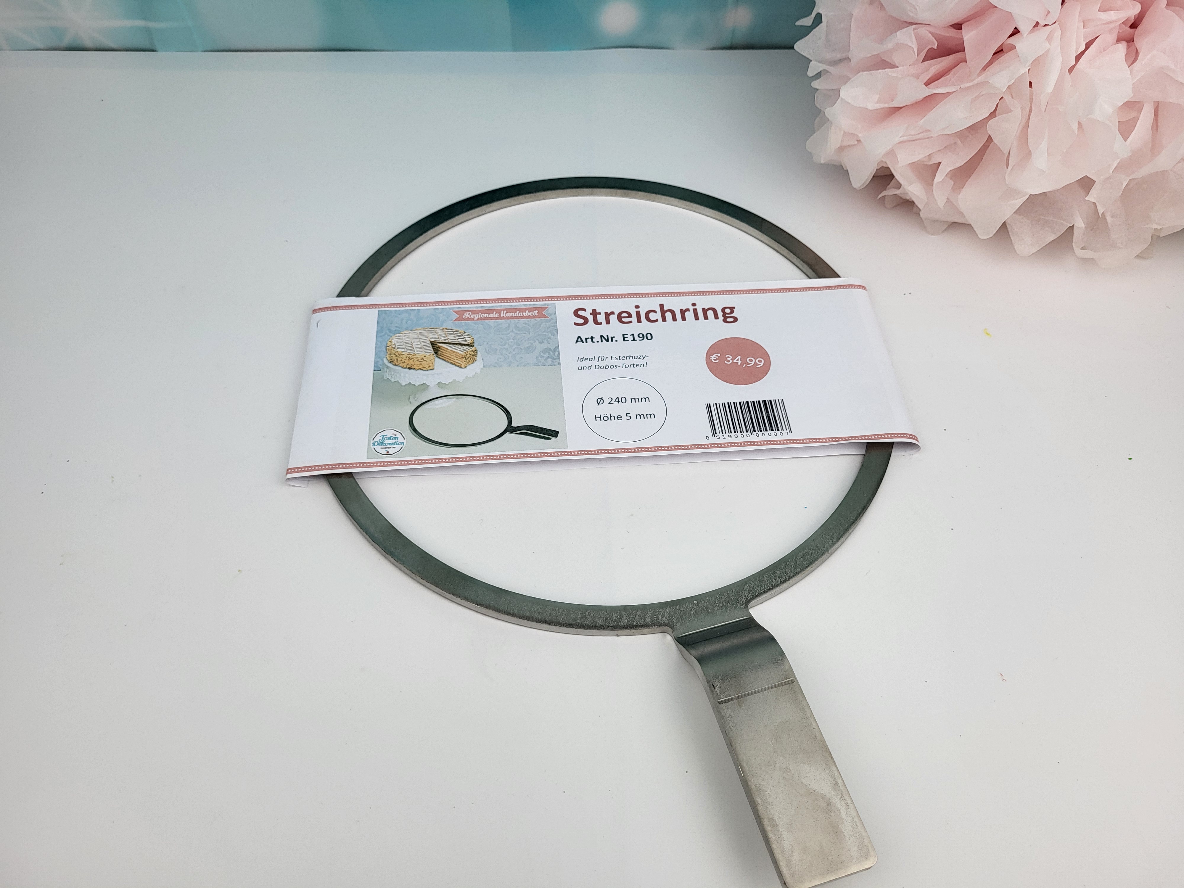Dobos Streichring 24cm Streichrahmen rund