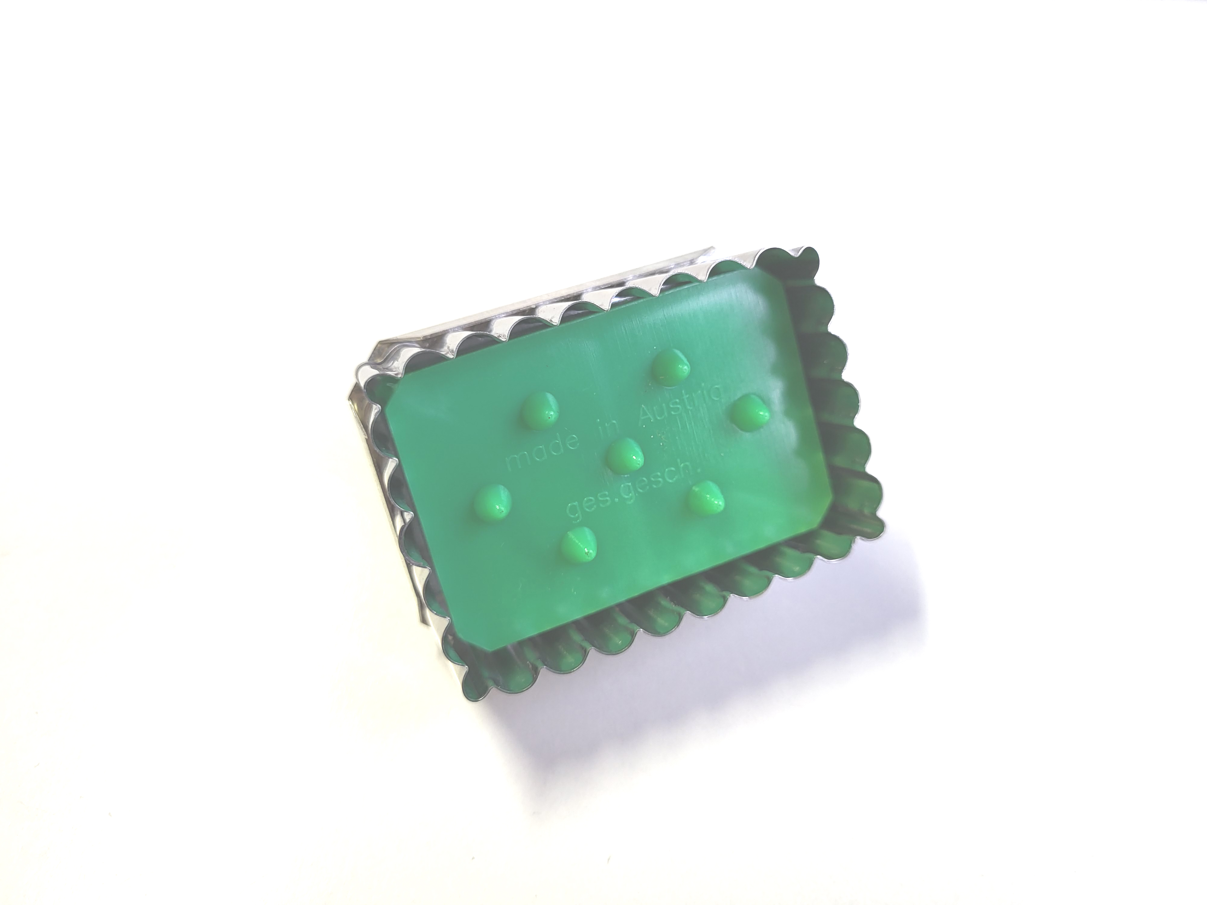 Keksausstecher Butterkeks mit Auswerfer – 6 × 4 cm A63