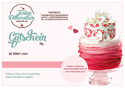 Gutscheinbox Rollfondant Basiskurs