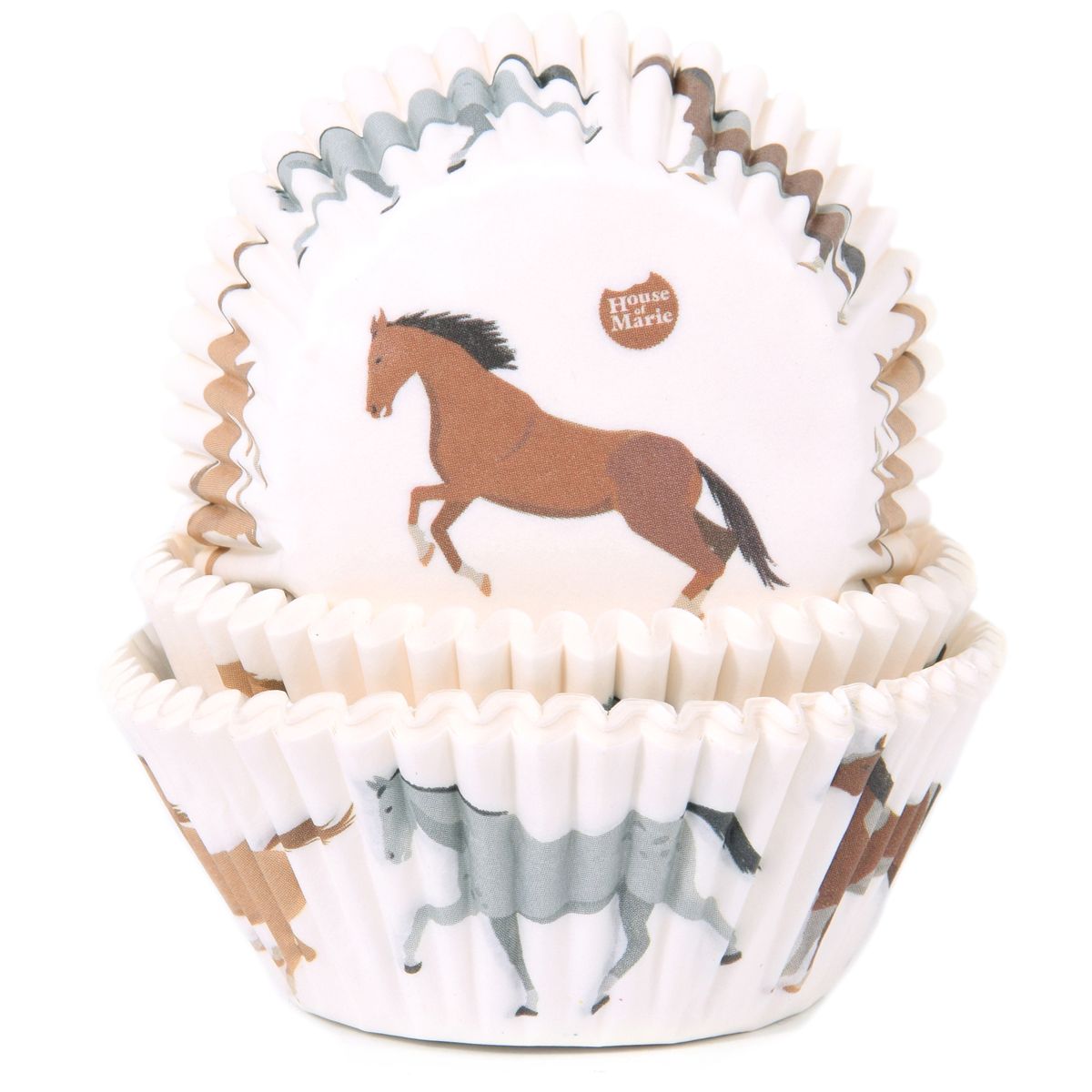 Cupcakeförmchen Pferde Ø 5 cm