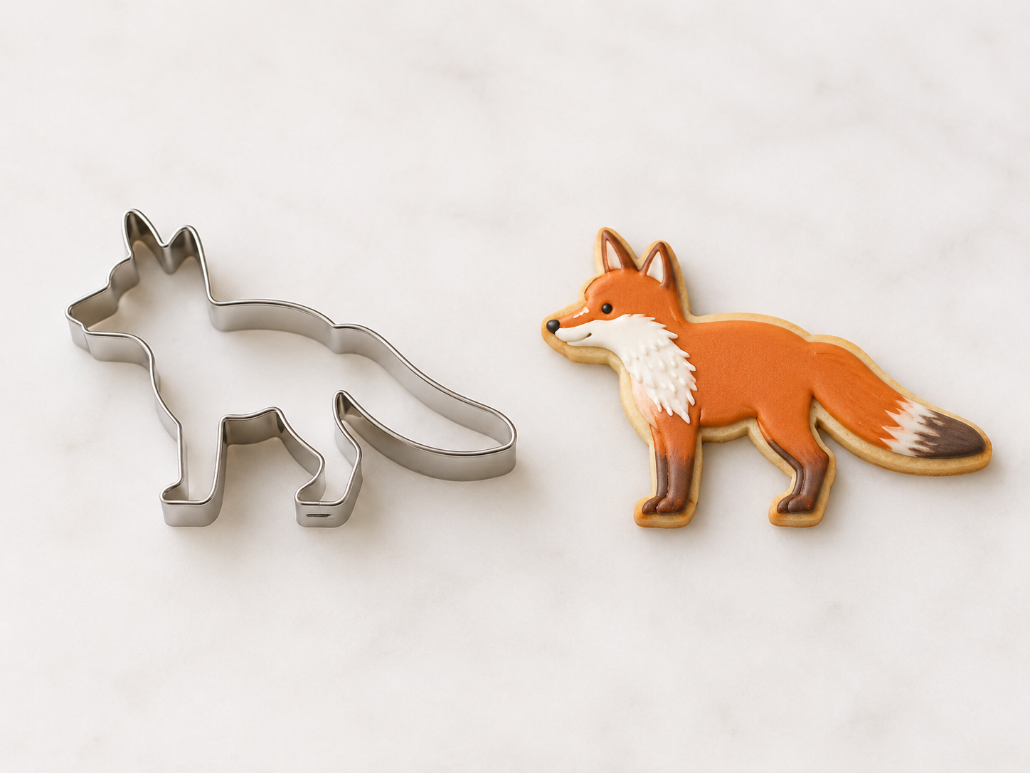 Ausstecher Fuchs 5 × 7,8 cm – Keksausstecher Waldtier  A96