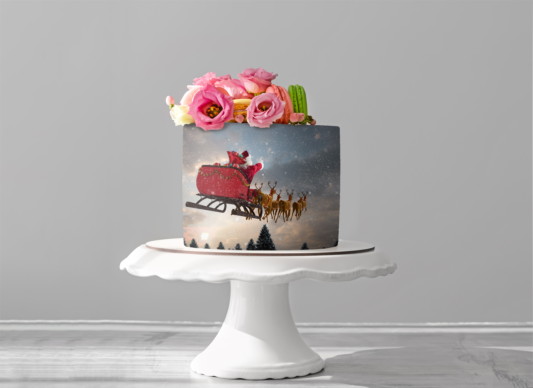 Deko Fondant Santa Claus Weihnachtsmann