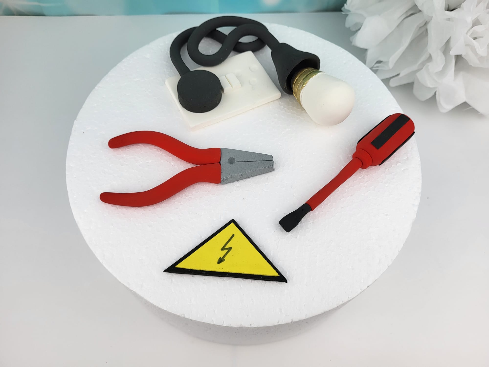 Tortendekoration Elektriker