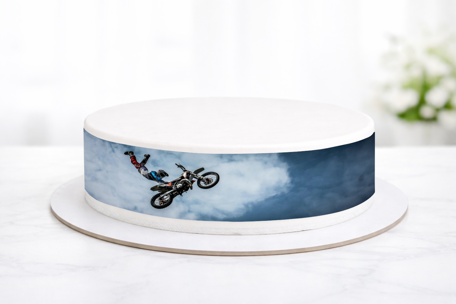 Tortenband Motocross