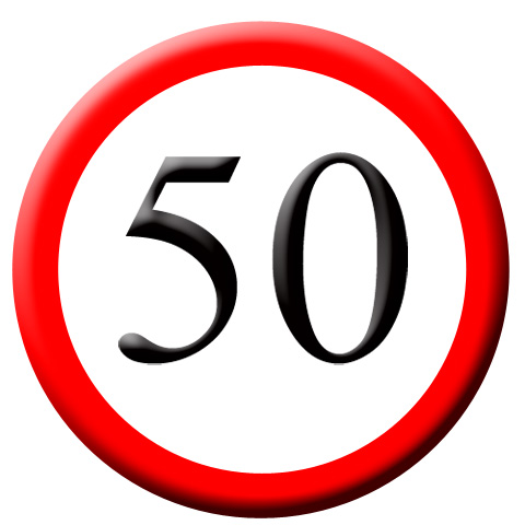 Tortenaufleger 50