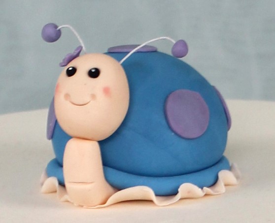 Schnecke handmodelliert