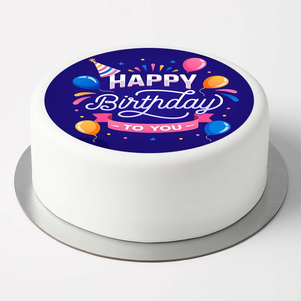 Tortenaufleger Happy Birthday