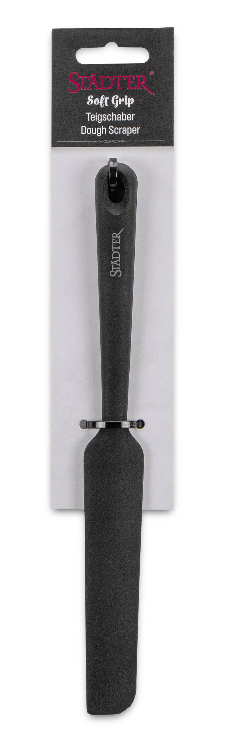 Soft-Grip Teigschaber schwarz