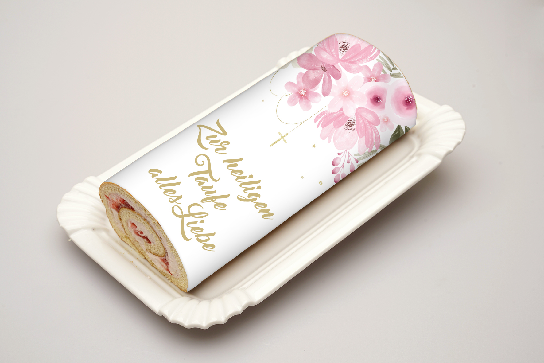 Rouladendekor Taufe