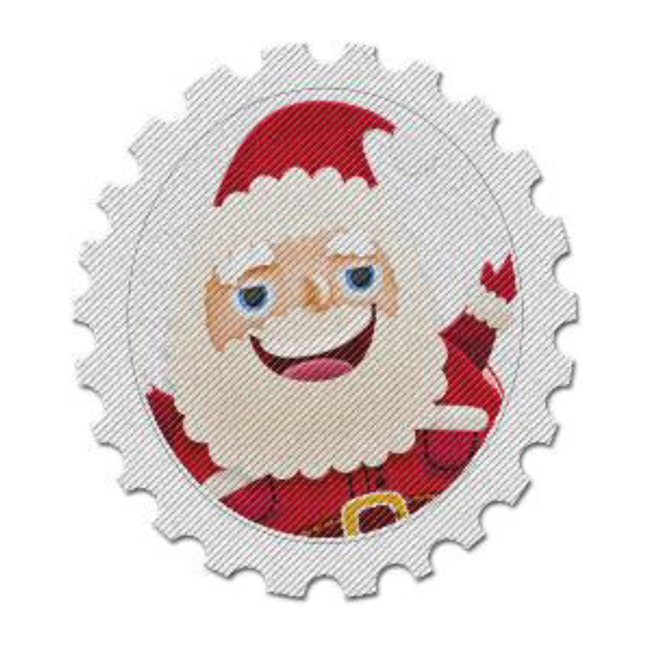 Keksaufleger Weihnachtsmann