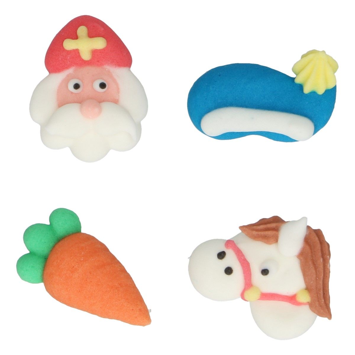 Zuckerdekorationen Nikolaus 12 tlg.