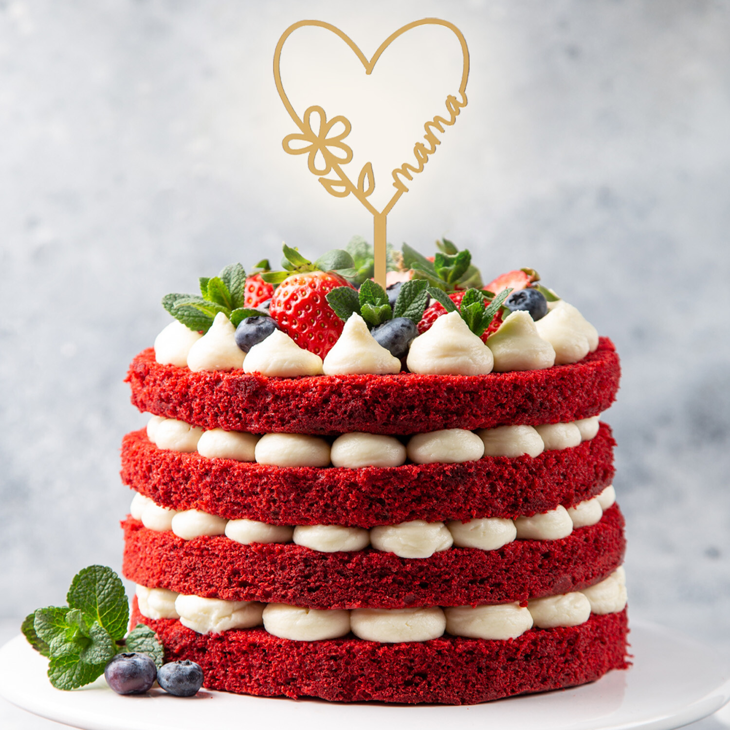 Cake Topper Mama Muttertag/Geburtstag T1