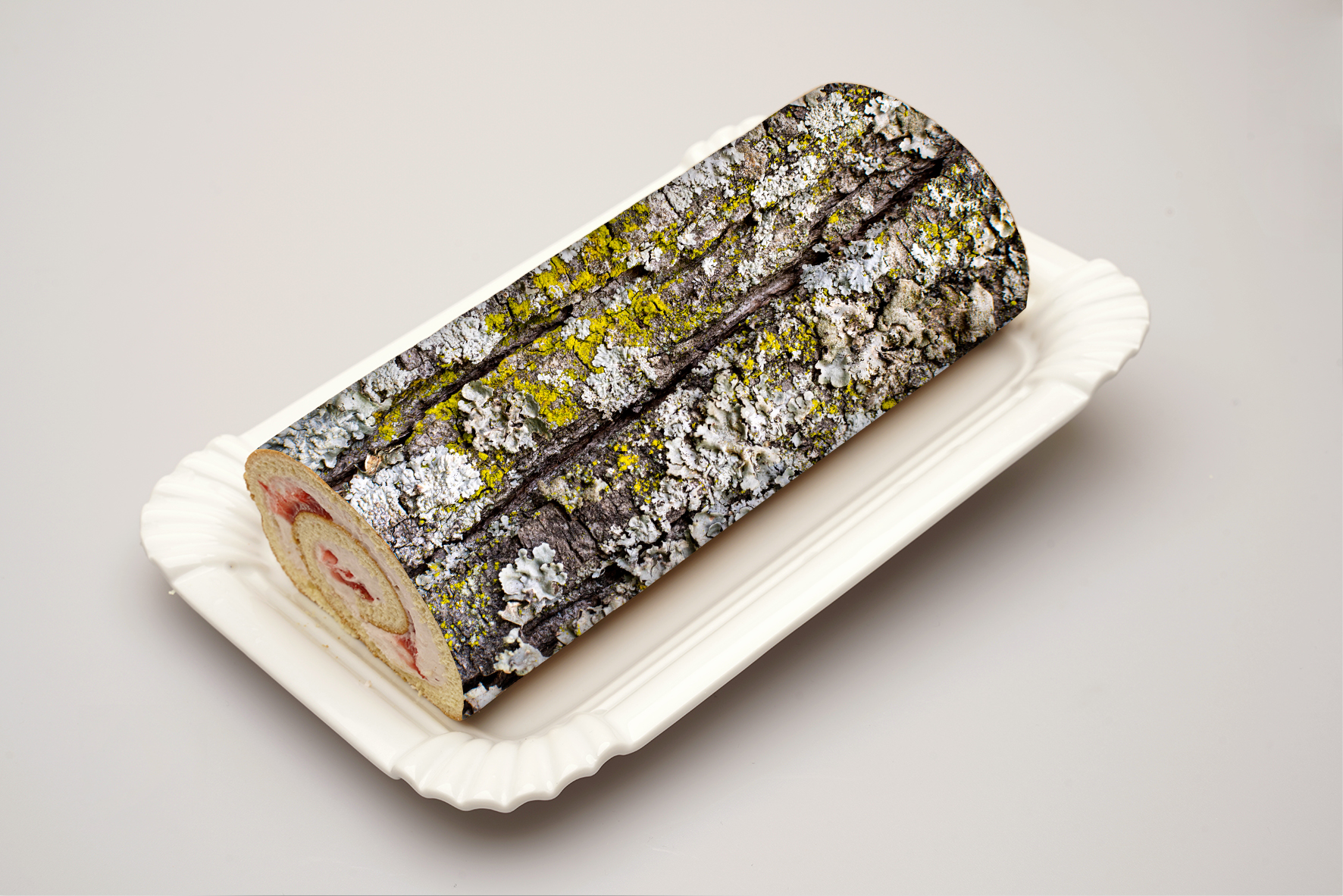 Rouladendekor Birke Baumstamm