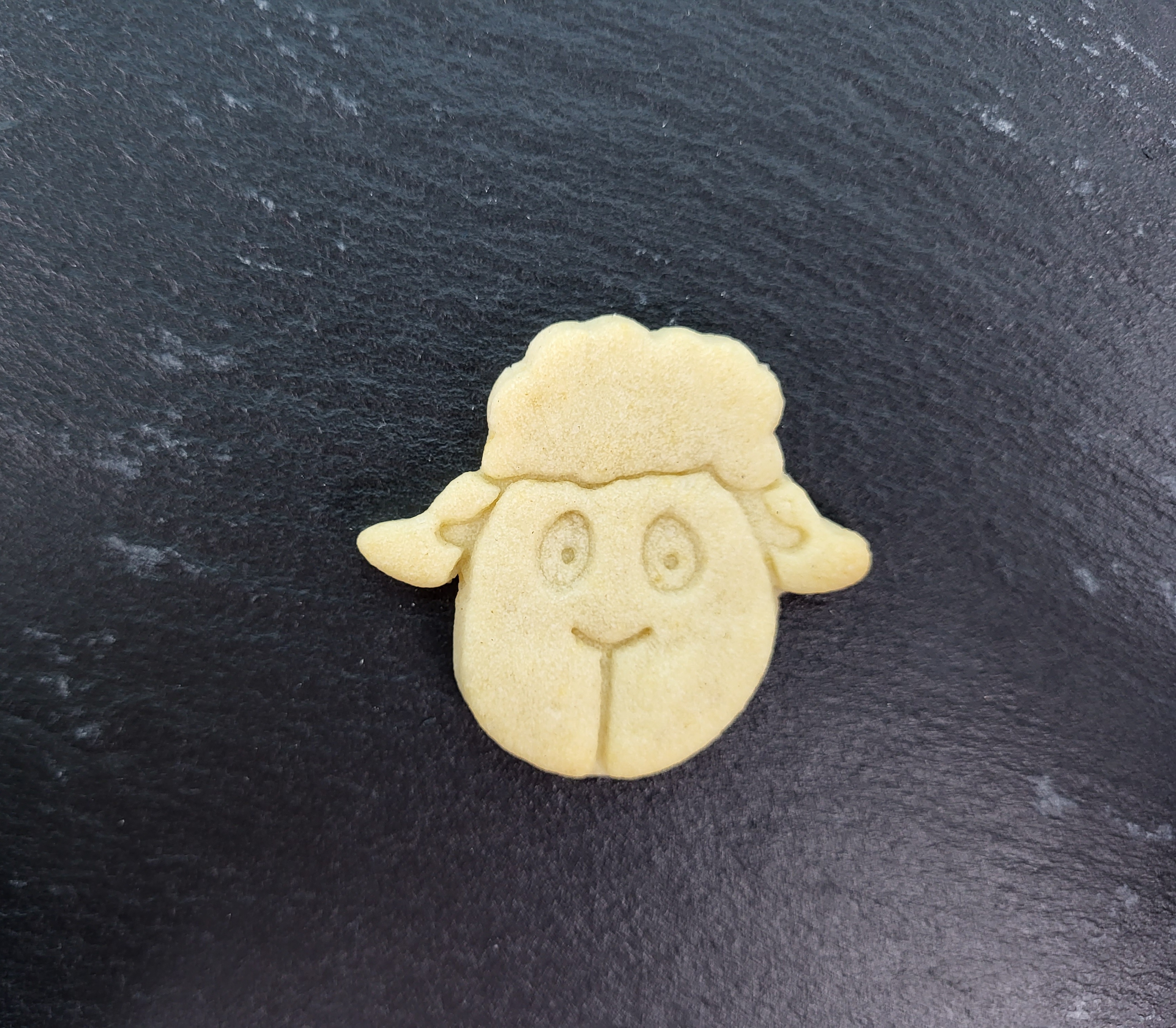 Ausstecher Schaf mit Prägung