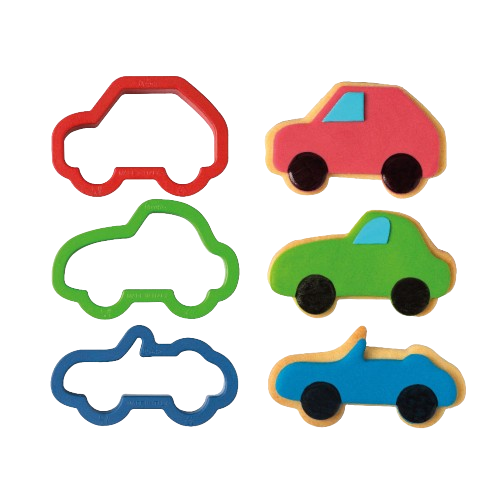 Ausstecher Set Fahrzeuge