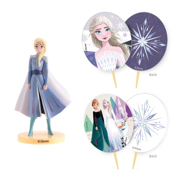 Dekorationsset für Elsa Torte – Perfekt für jeden Frozen Fan!