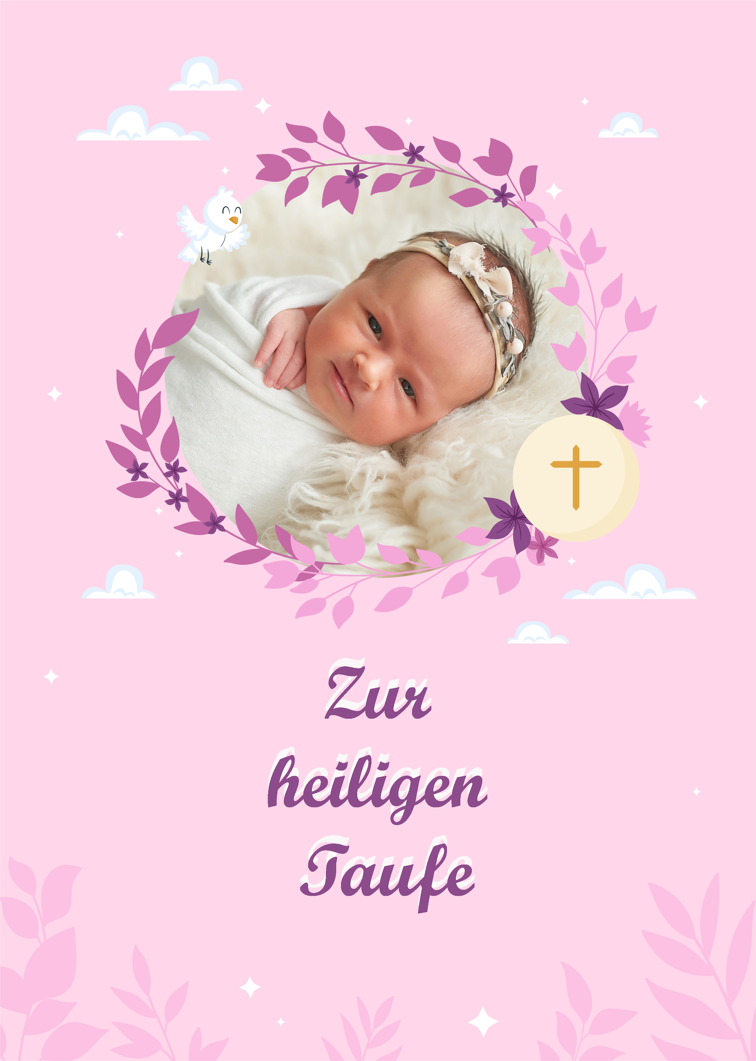 Rouladendekor Taufe