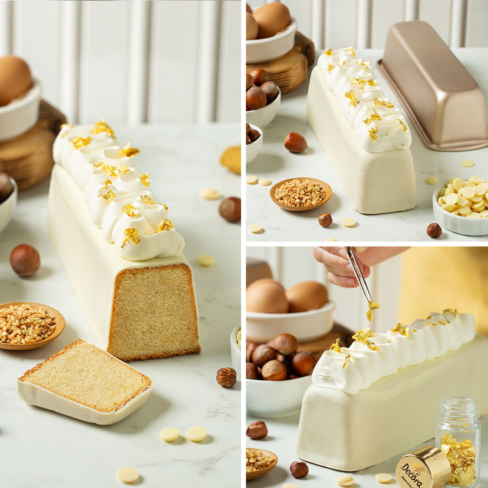 SlimCake Roségold-Linienform