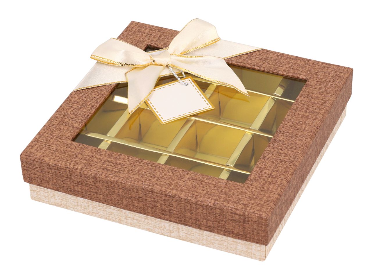 Pralinen Schachtel Chocolate Case für 16 Pralinen Treasure